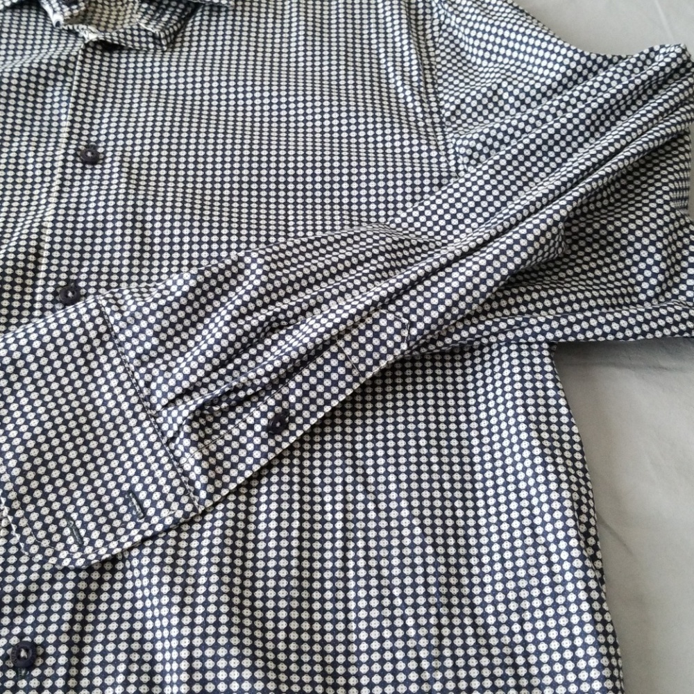 XL shirt - Blue / White
